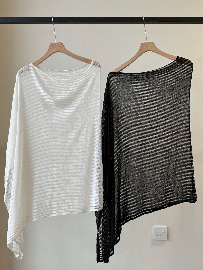 Yelene Sheer Cape Shawl