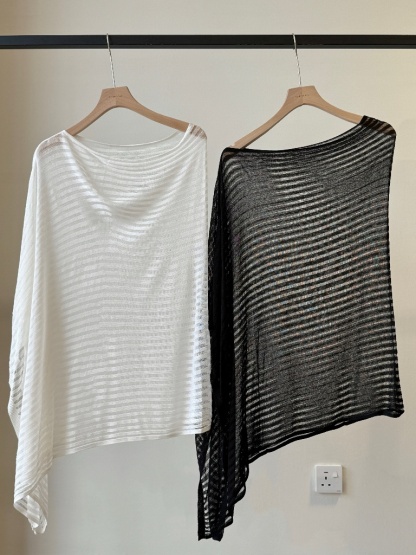 Yelene Sheer Cape Shawl