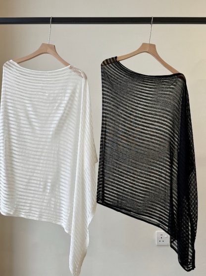 Yelene Sheer Cape Shawl