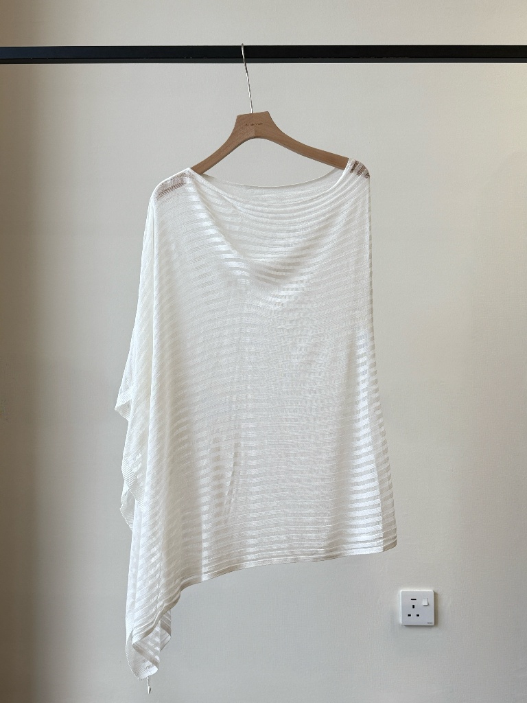 Yelene Sheer Cape Shawl