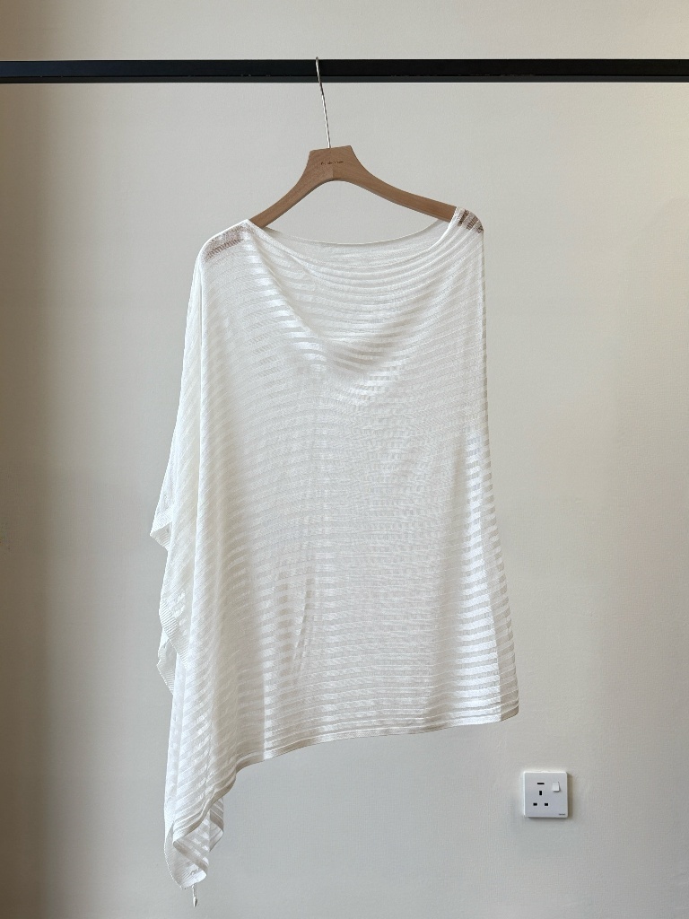 Yelene Sheer Cape Shawl