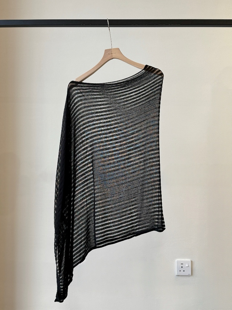 Yelene Sheer Cape Shawl