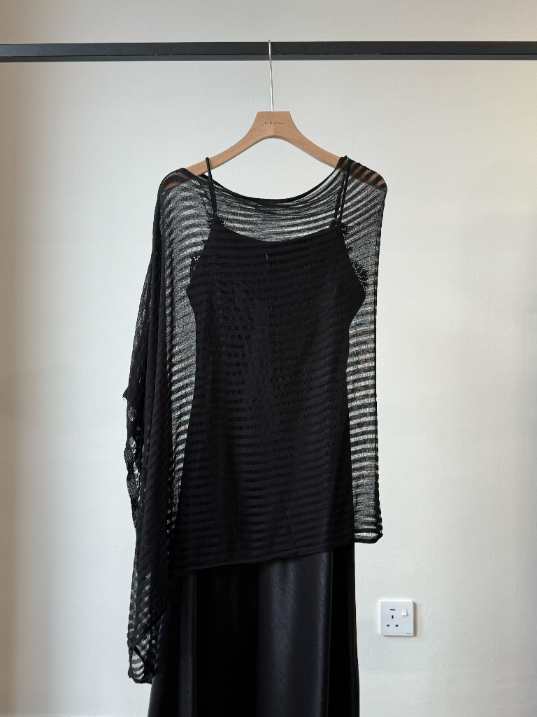 Yelene Sheer Cape Shawl