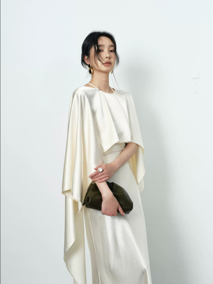 Yeena Bare Back Shawl Dress