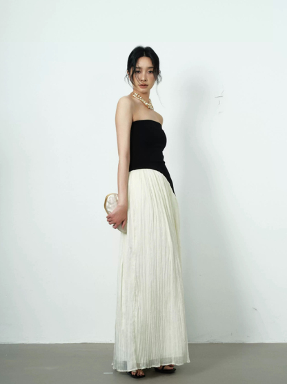 Yeely Color Contrast Prom Dress