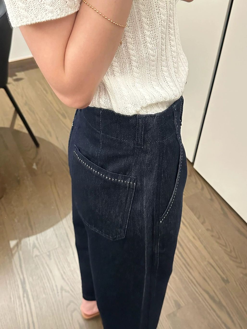 Venona Relaxed Wide-Leg Denim Pants
