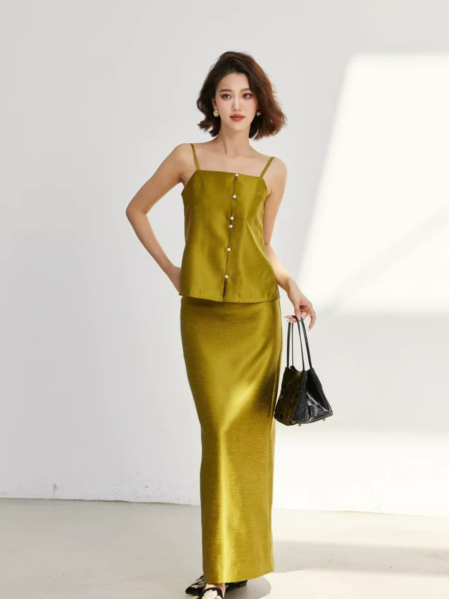 Yazzy Cami Top & Skirt Set