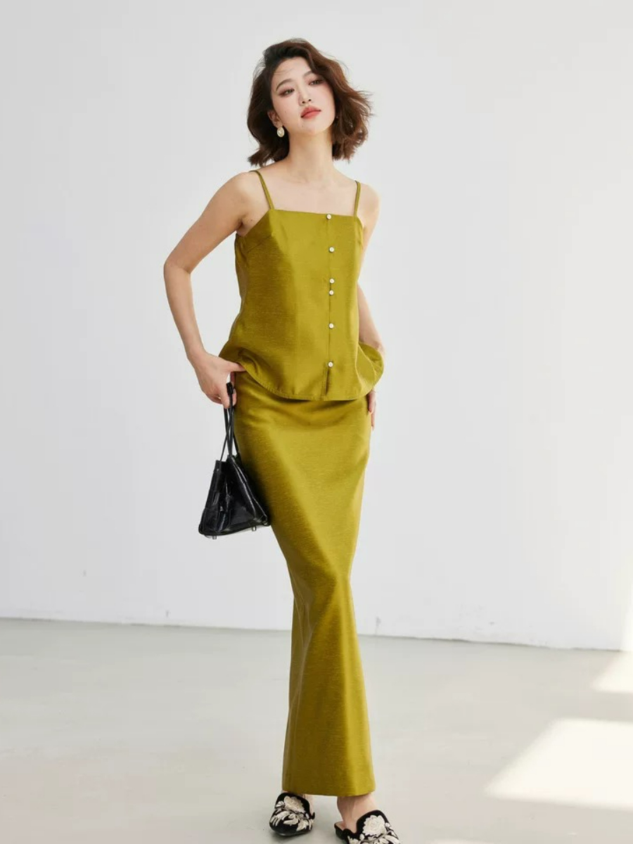 Yazzy Cami Top & Skirt Set