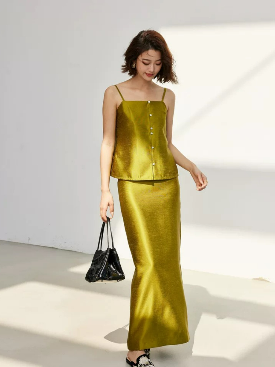 Yazzy Cami Top & Skirt Set