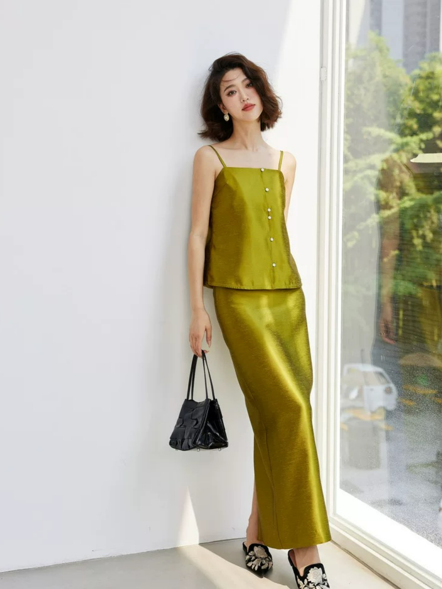 Yazzy Cami Top & Skirt Set