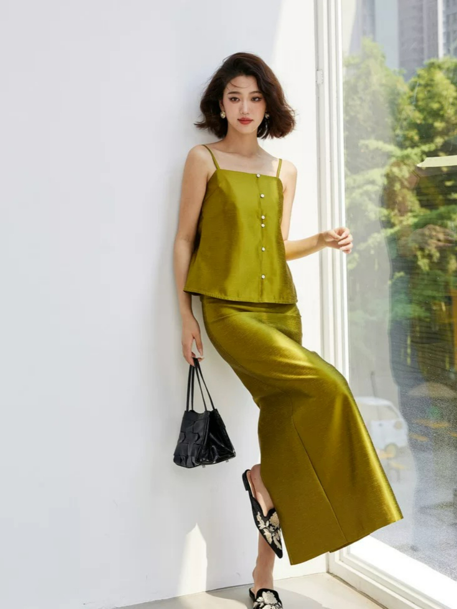 Yazzy Cami Top & Skirt Set