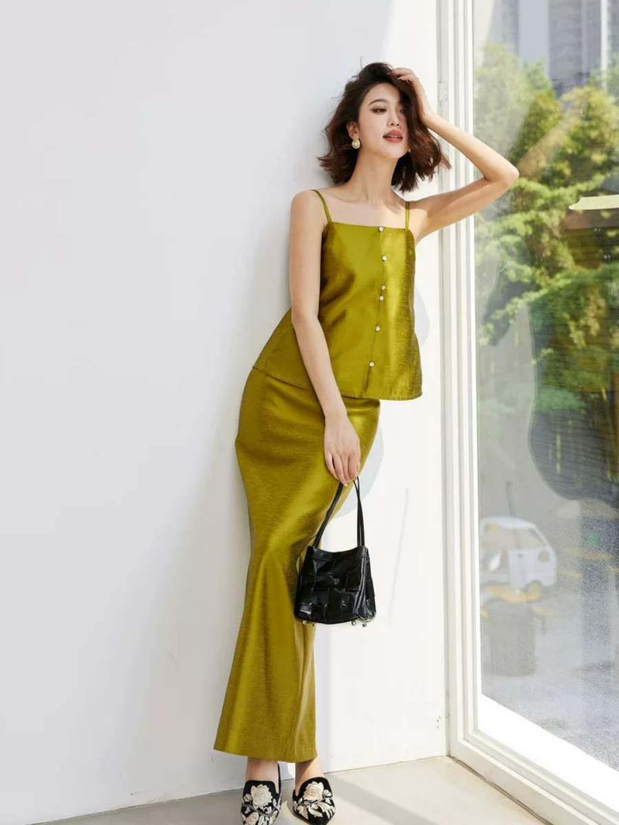 Yazzy Cami Top & Skirt Set