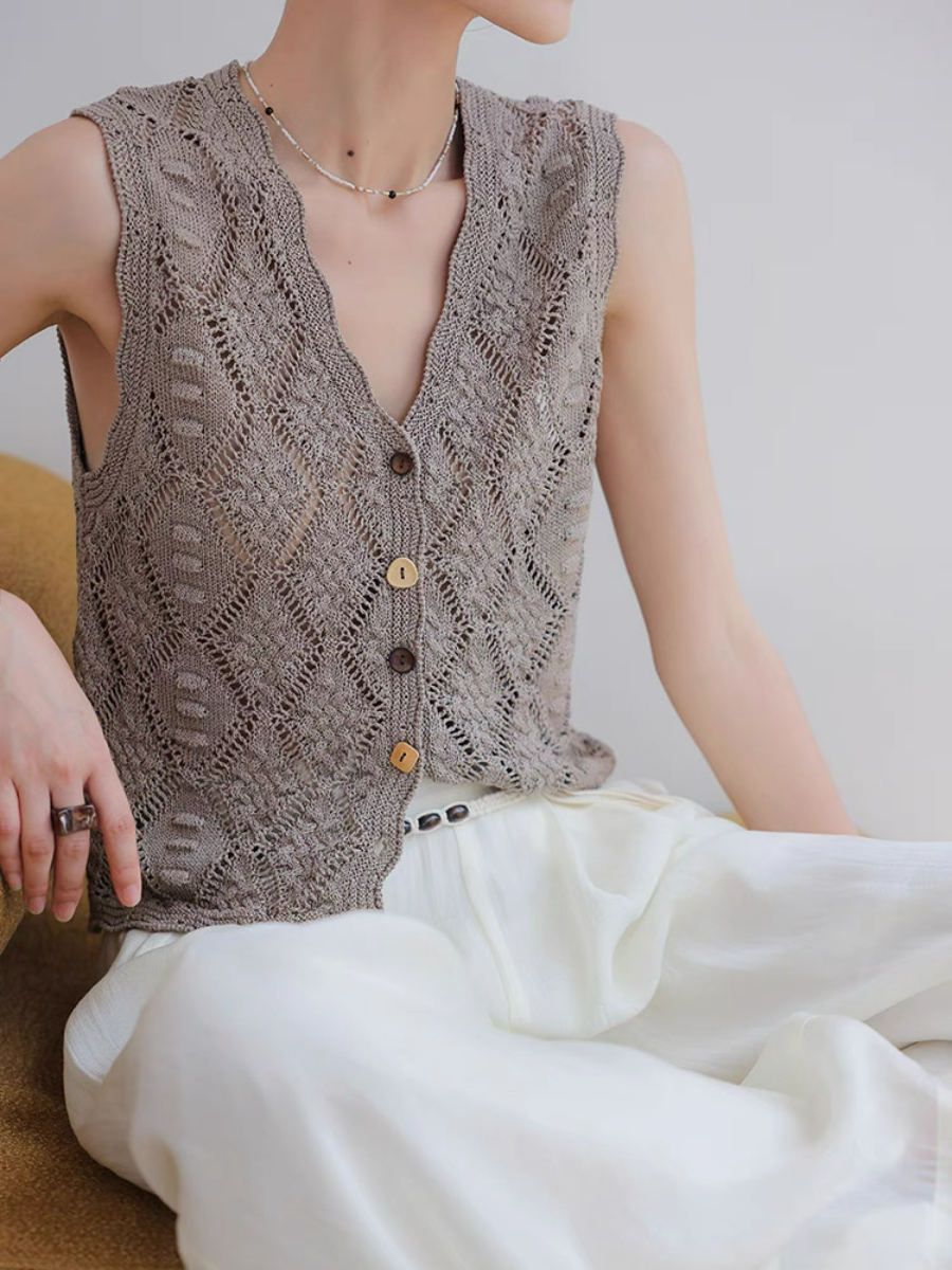 May Crochet Sleeveless Top