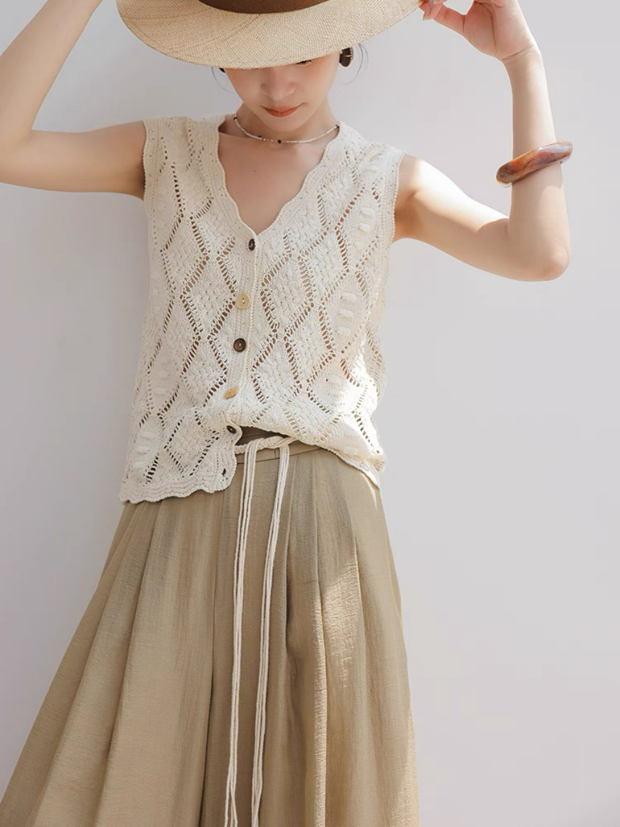 May Crochet Sleeveless Top