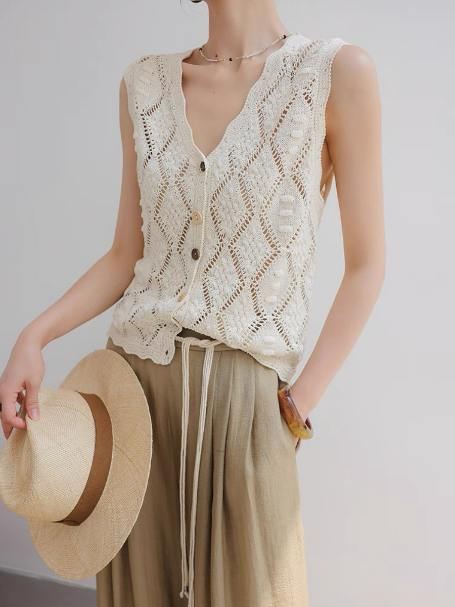 May Crochet Sleeveless Top