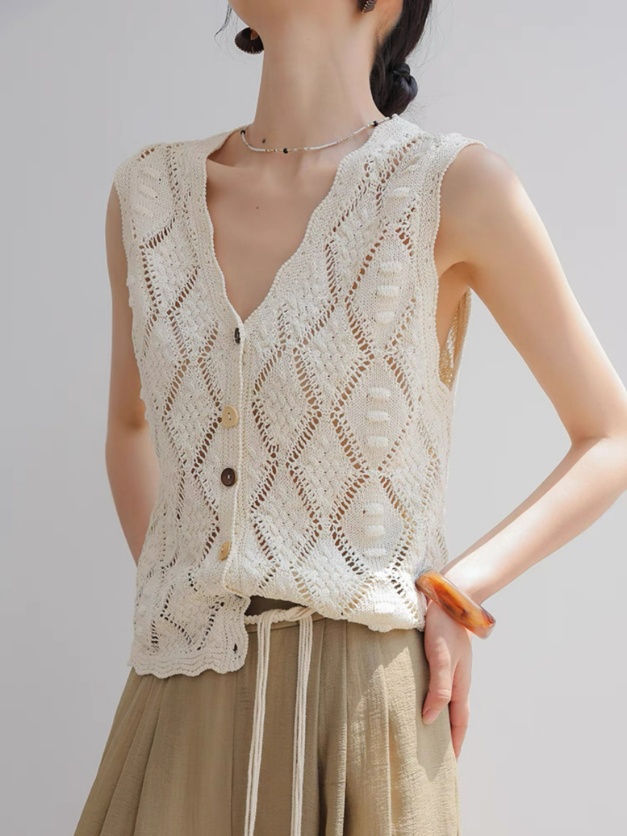 May Crochet Sleeveless Top