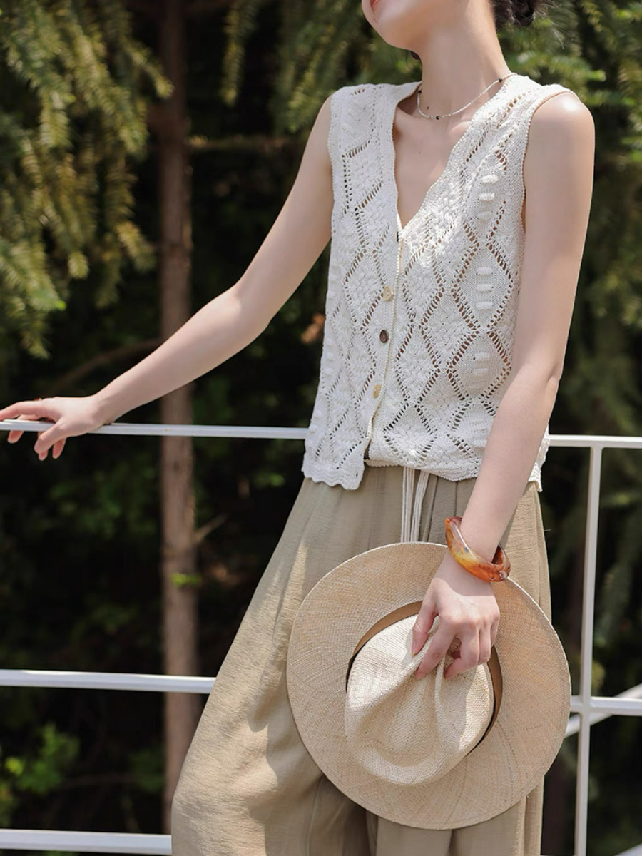 May Crochet Sleeveless Top