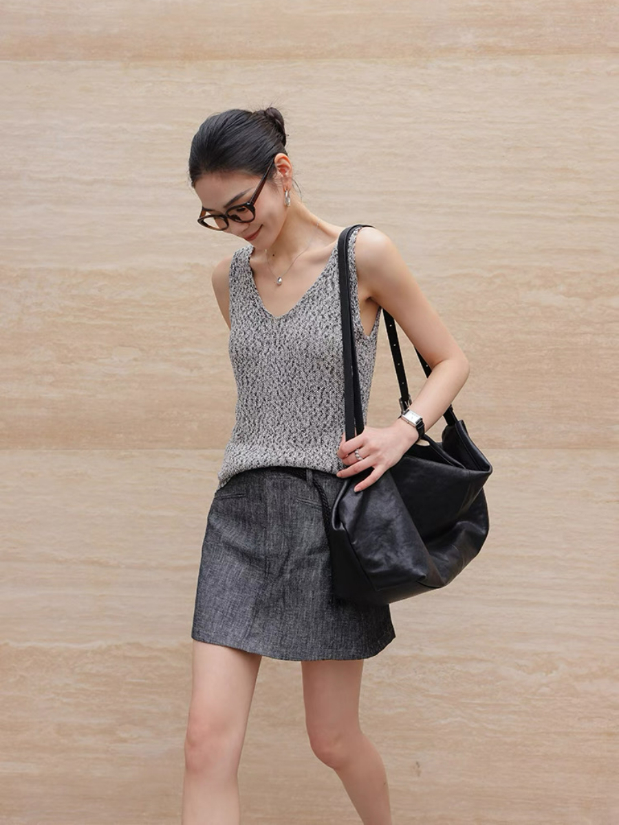 Murphie V-Neck Knit Top