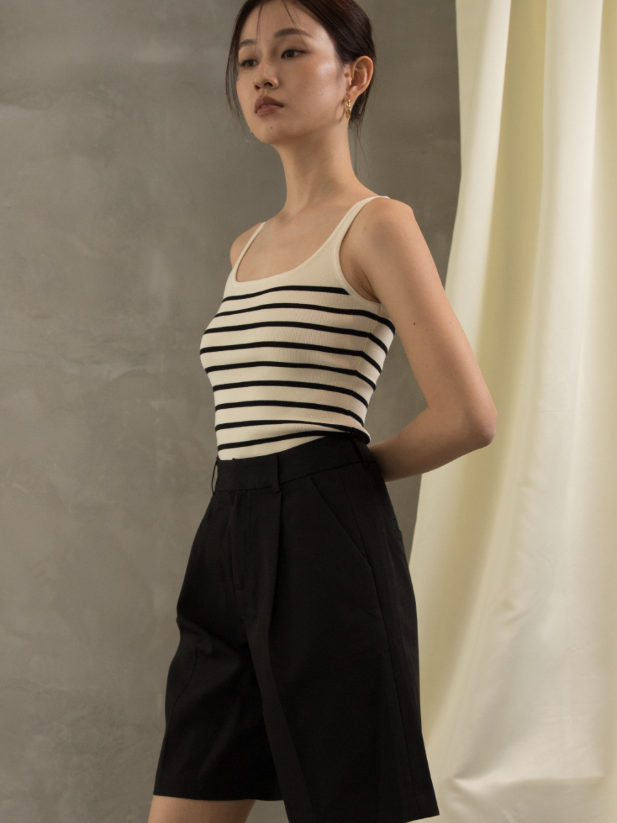 Gya Striped Knit Top (Discounted-Free Size)-The Black Bow-