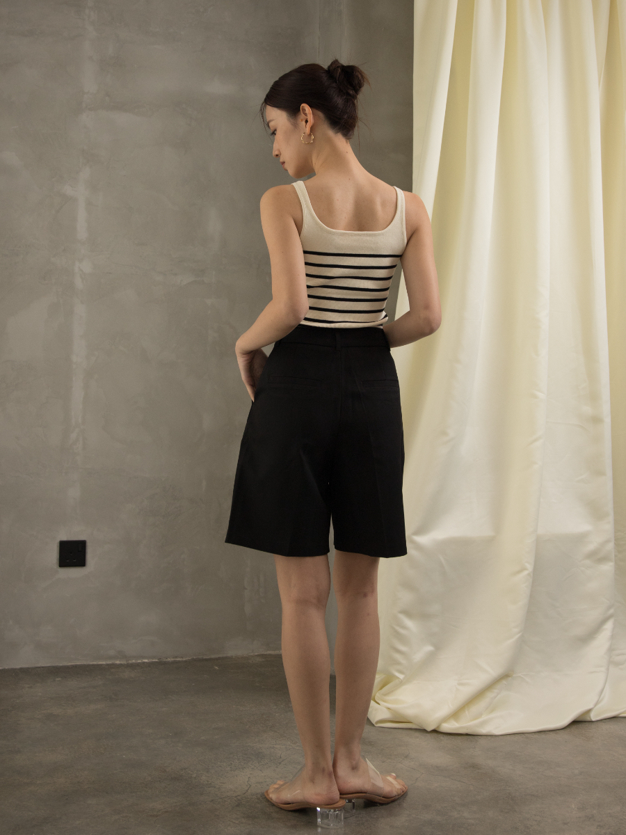 Gya Striped Knit Top (Discounted-Free Size)-The Black Bow-