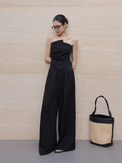 Marilda Asymmetric Tube Top & Culottes