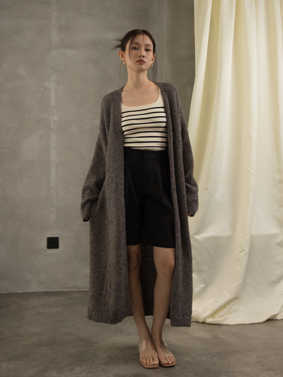 Gya Striped Knit Top (Discounted-Free Size)-The Black Bow-