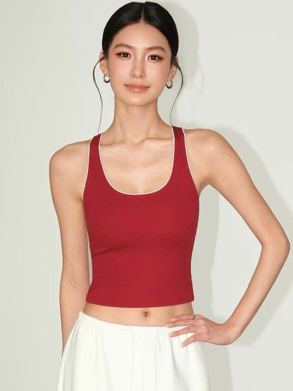 Vagmi Color Binding Crop Top
