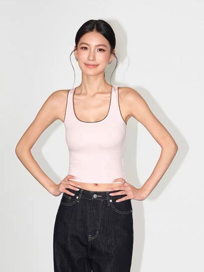 Vagmi Color Binding Crop Top