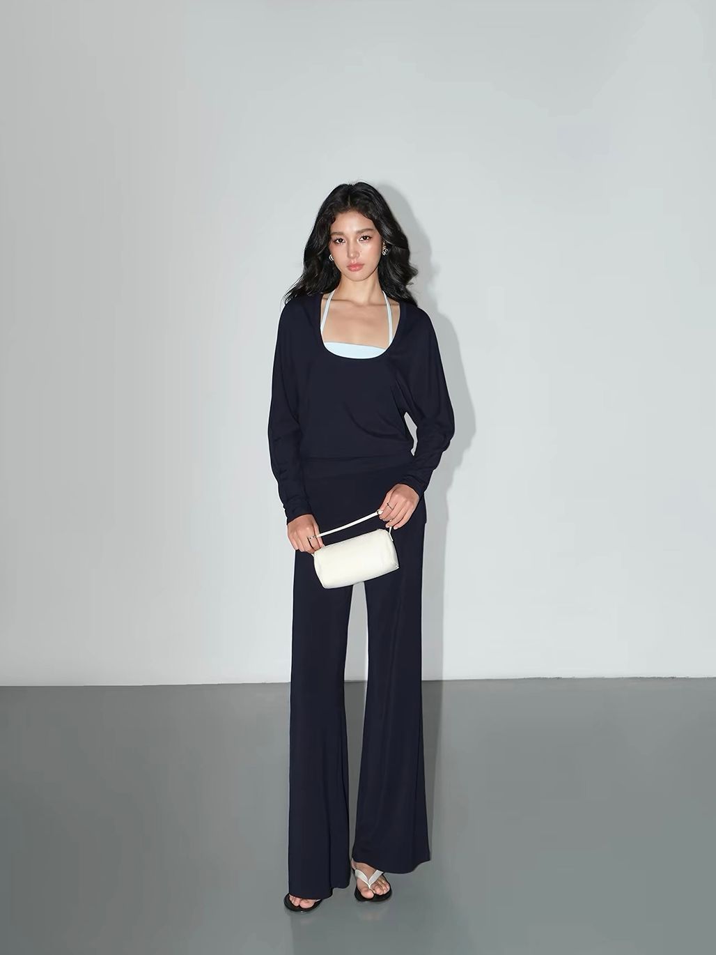 Vaiana Three-Piece Casual Knit Top & Panel Overlay Pants (Sold Seperately)