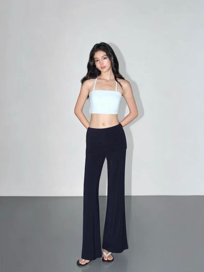 Vaiana Three-Piece Casual Knit Top & Panel Overlay Pants (Sold Seperately)