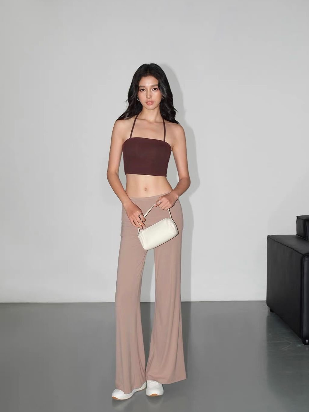 Vaiana Three-Piece Casual Knit Top & Panel Overlay Pants (Sold Seperately)