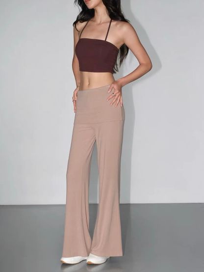 Vaiana Three-Piece Casual Knit Top & Panel Overlay Pants (Sold Seperately)