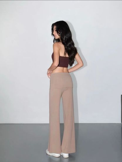 Vaiana Three-Piece Casual Knit Top & Panel Overlay Pants (Sold Seperately)