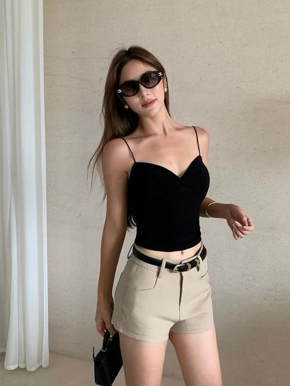 Vaishna Twisted Ruched Cami
