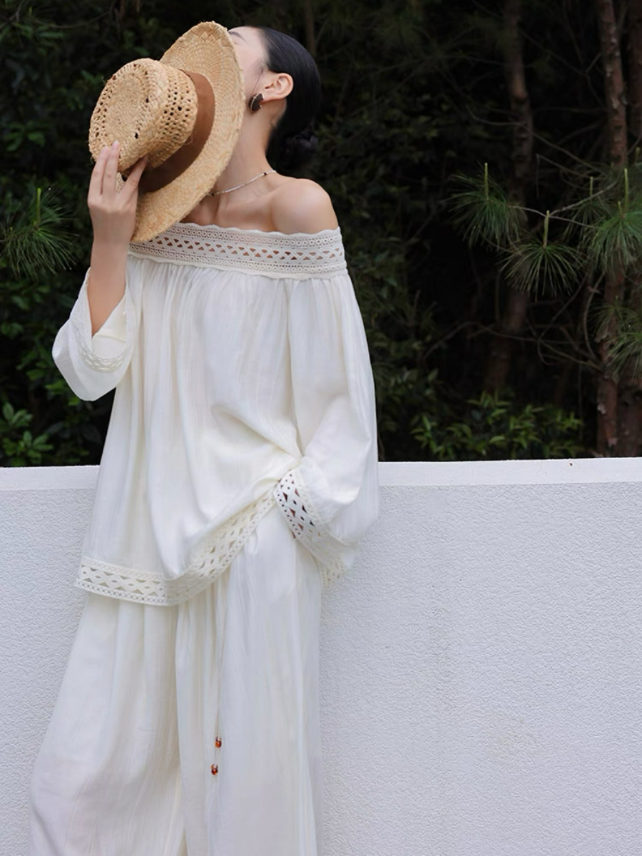 Marlynne Off Shoulder Top & Pants Set