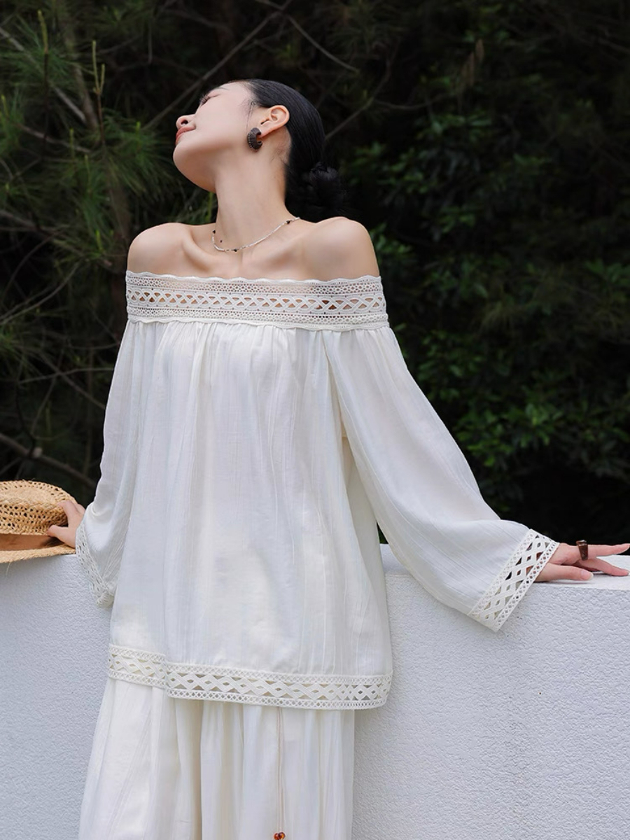 Marlynne Off Shoulder Top & Pants Set