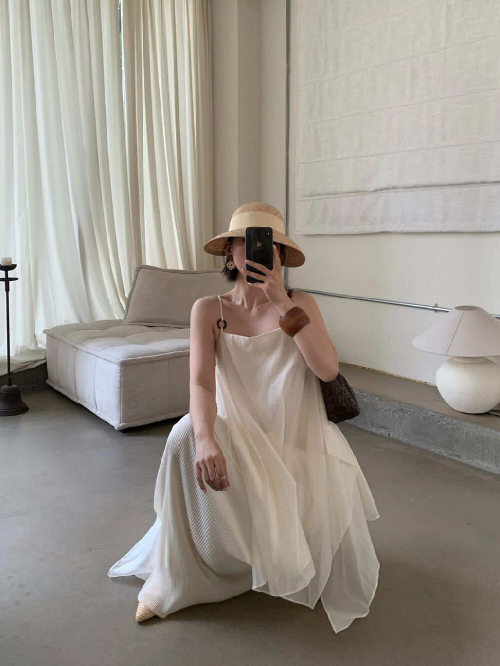 Piper Fake Two-Piece Layered Flowy Dress