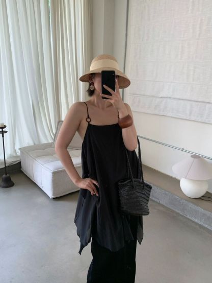Piper Fake Two-Piece Layered Flowy Dress