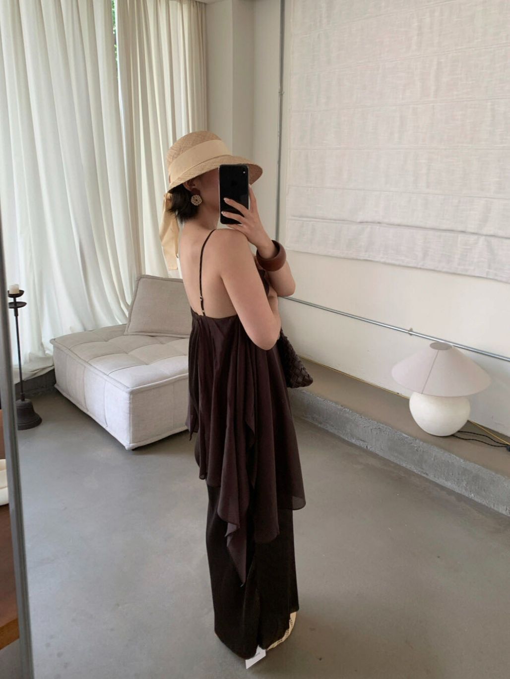 Piper Fake Two-Piece Layered Flowy Dress