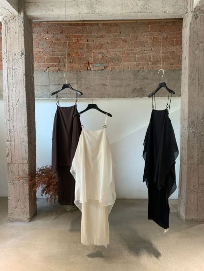 Piper Fake Two-Piece Layered Flowy Dress