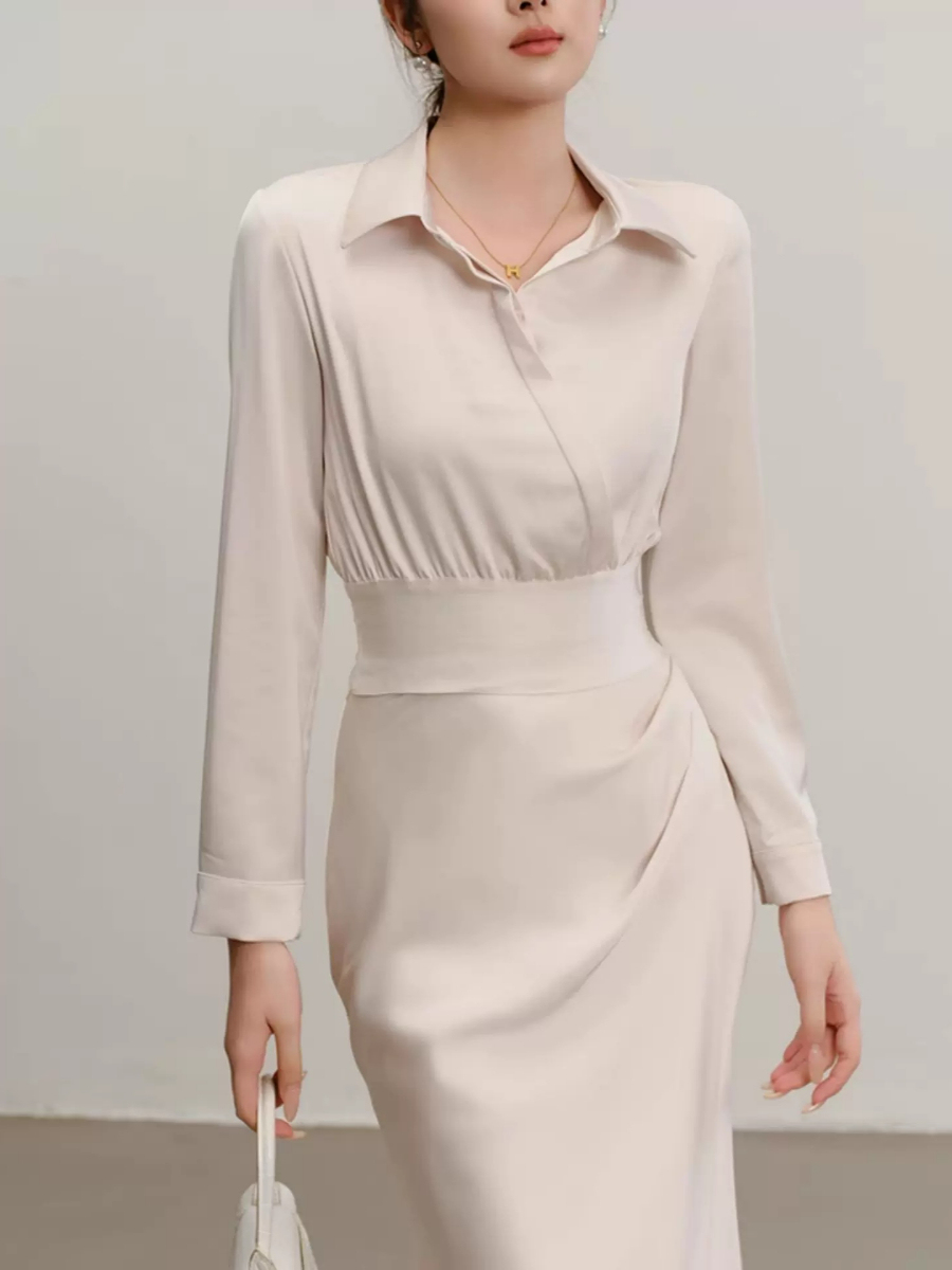 Yolette Shirt & High Waist Skirt