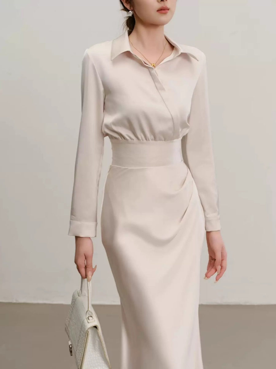 Yolette Shirt & High Waist Skirt