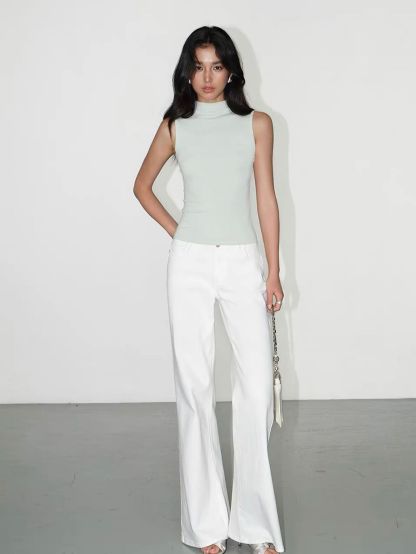 Valene High Neck Basic Top