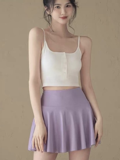 Deon Button Padded Cami Top-The Black Bow-