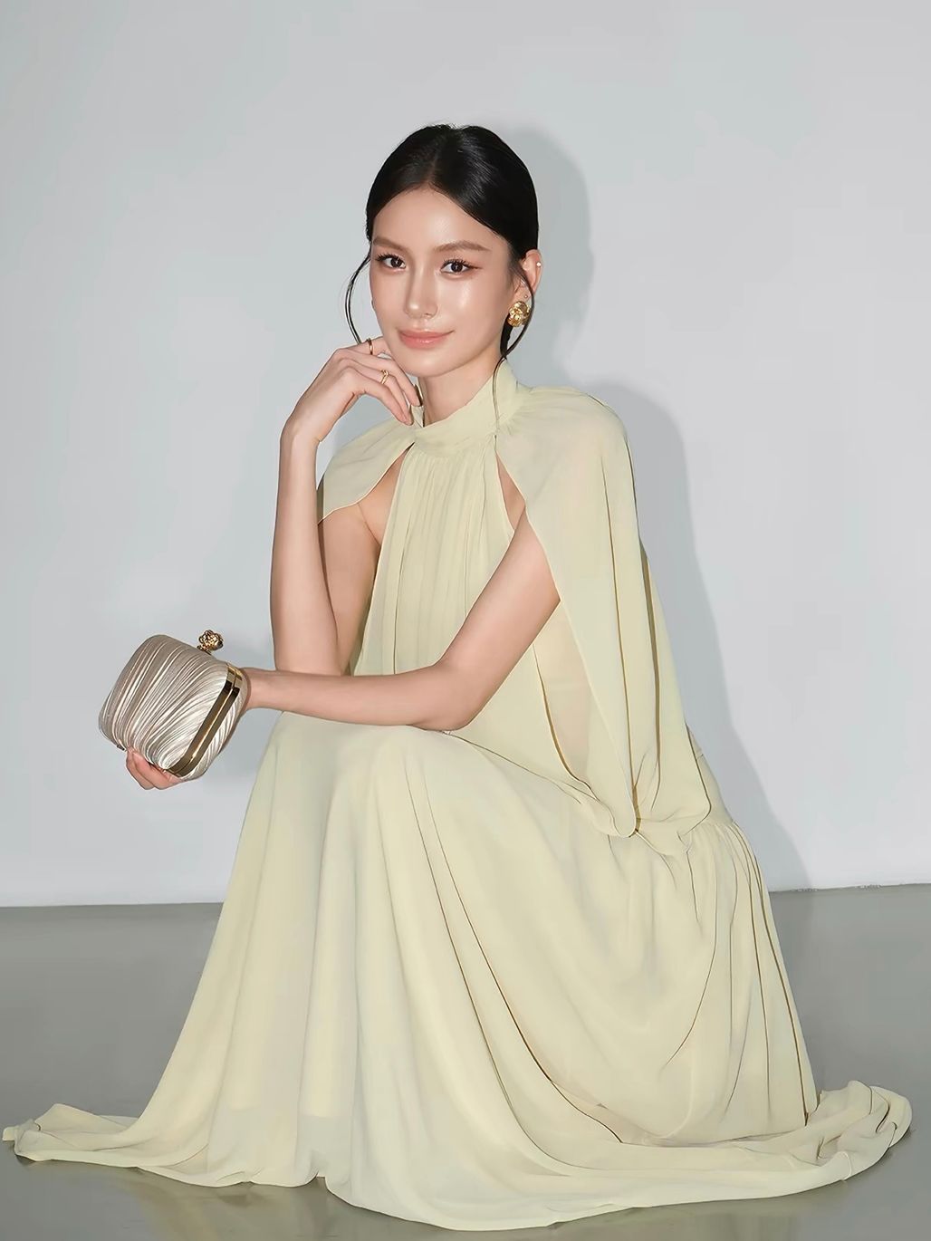 Vanaja Ethereal Two-Way Cape Top & Maxi Skirt (Sold Seperately)