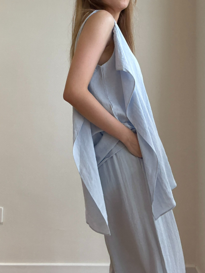 Square Neck Top & Pants Set (PTS103)