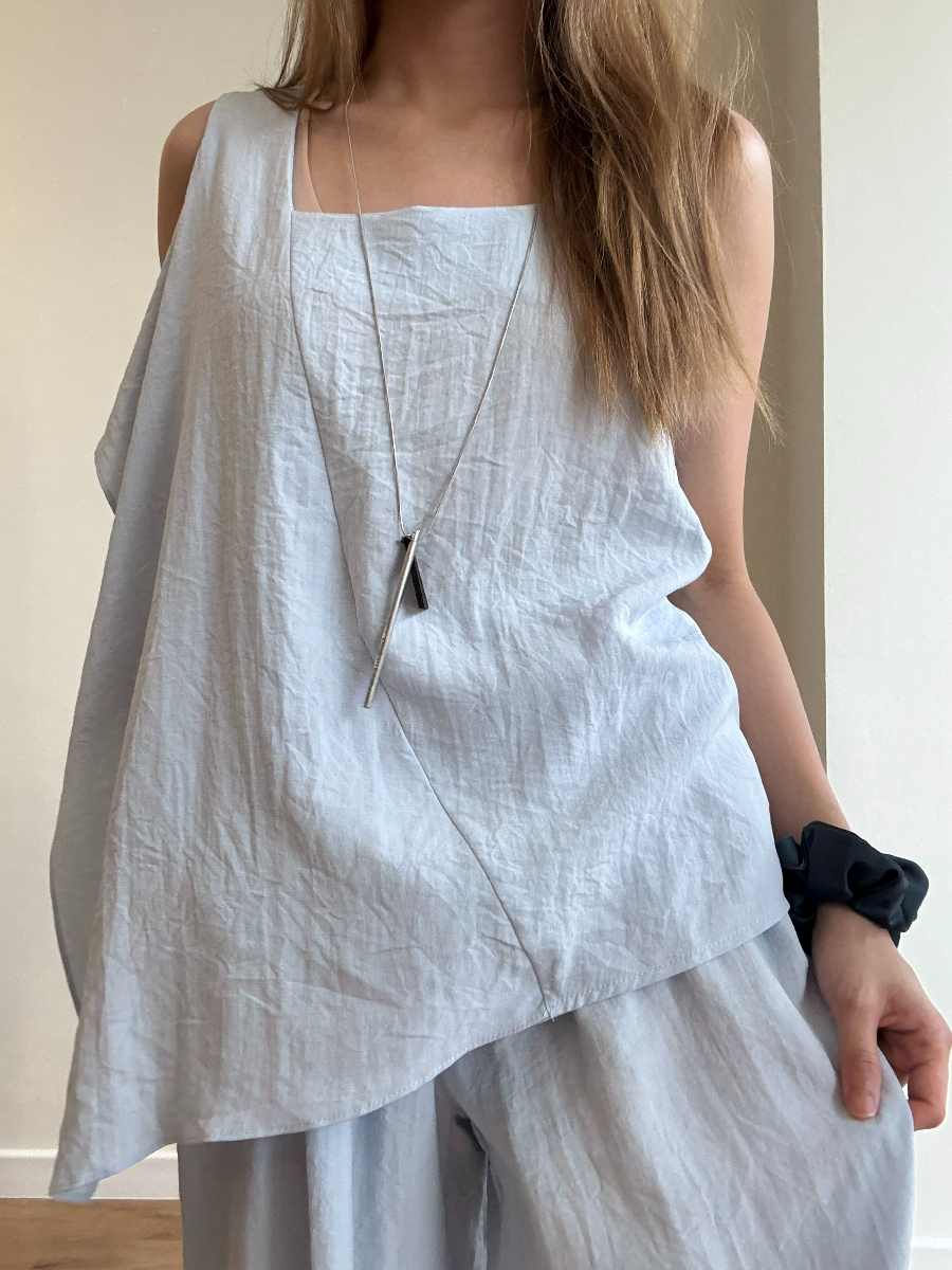 Square Neck Top & Pants Set (PTS103)