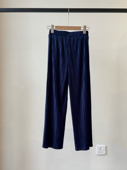 Laya Pleated Flowy Pants (Discounted-Free size)