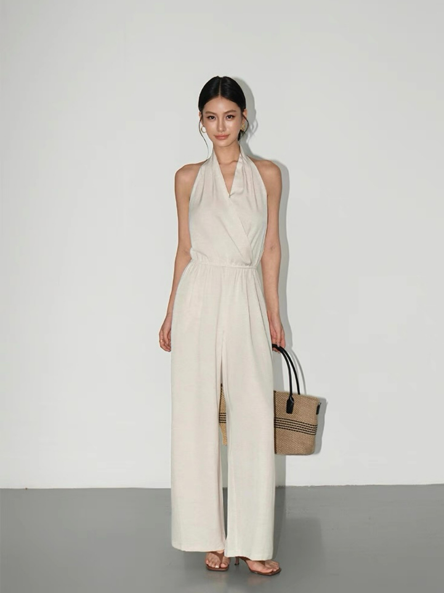 Whitley Halter Neck Jumpsuit
