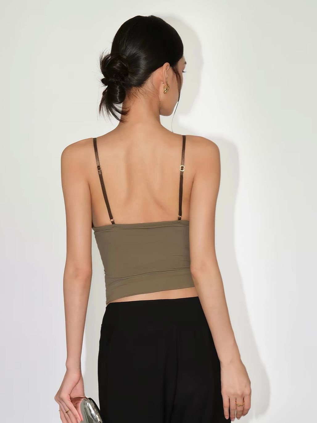 Vania Lace-Trim Bustier Cami Top